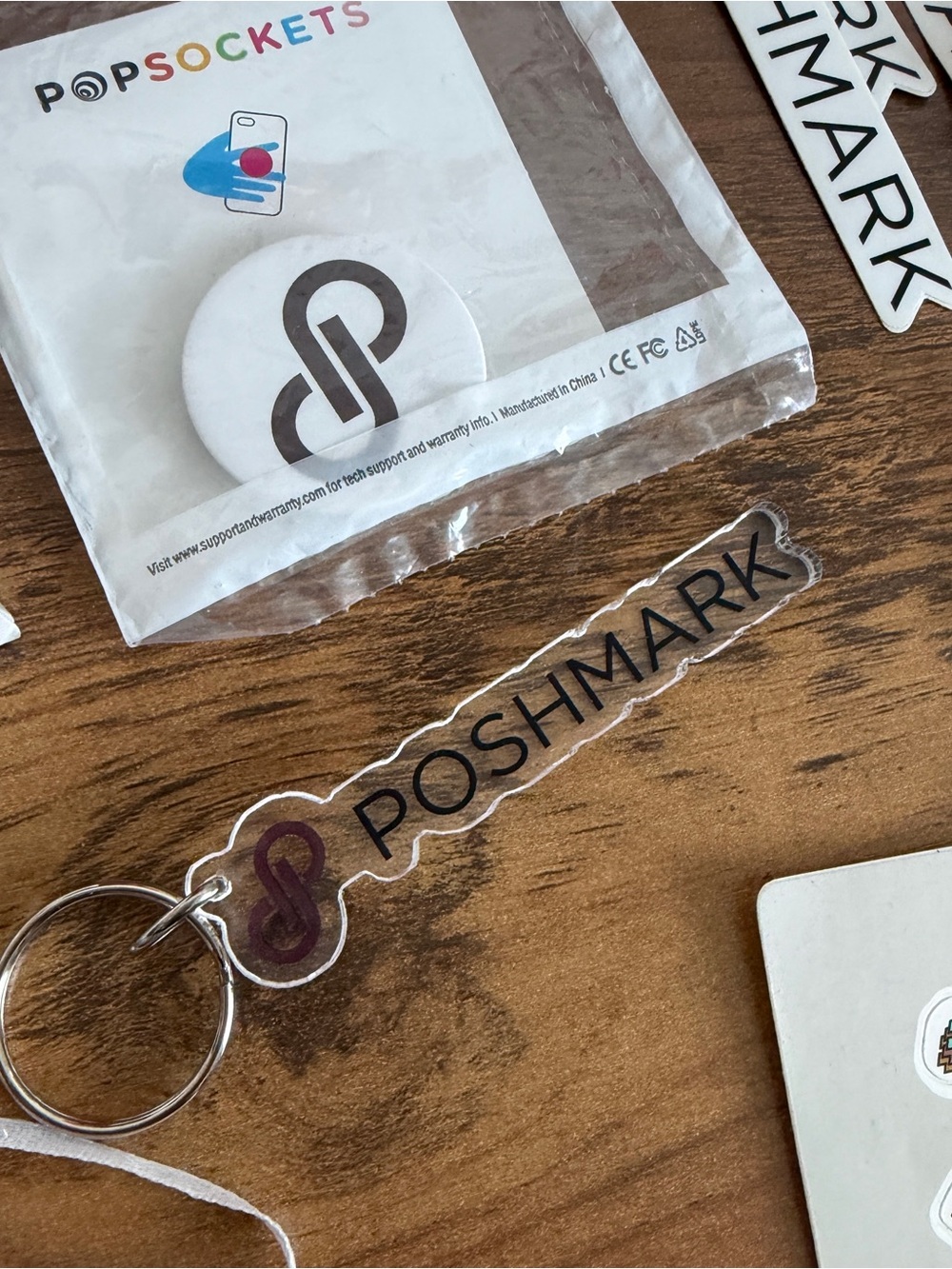 Poshmark swag Kit - stickers buttons keychain popsocket posh swag - Picture 4 of 7
